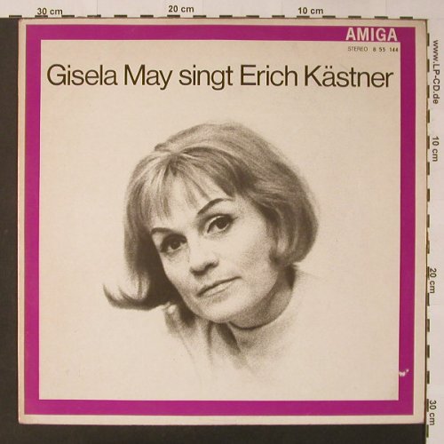 May,Gisela: singt Erich Kästner, Amiga (red)(8 55 144), DDR, 1968 - LP - F3461 - 5,00 Euro