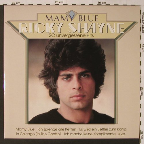 Shayne,Ricky: Mama Blue-20 Unvergessene Hits, Hansa(63 082 2), D, Club Ed, 1989 - LP - F3551 - 7,50 Euro