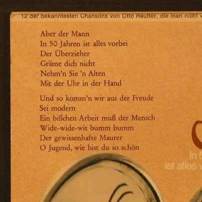 Reutter,Otto: In 50 Jahren Ist Alles Vorbei'56, Karussell(635 084), D,  - LP - F4013 - 5,50 Euro