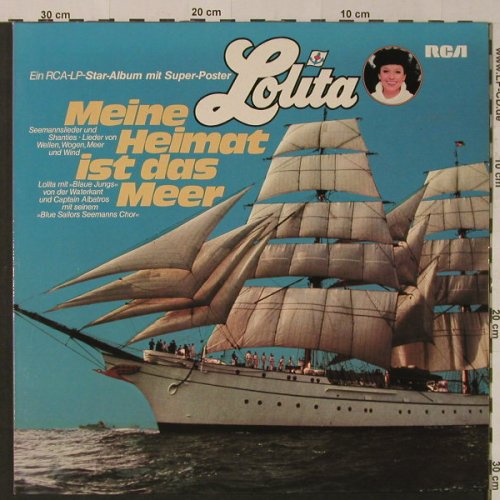 Lolita: Meine Heimat ist das Meer,+Poster, RCA(PL 29 400), D, Foc, 1977 - LP - F4183 - 6,00 Euro