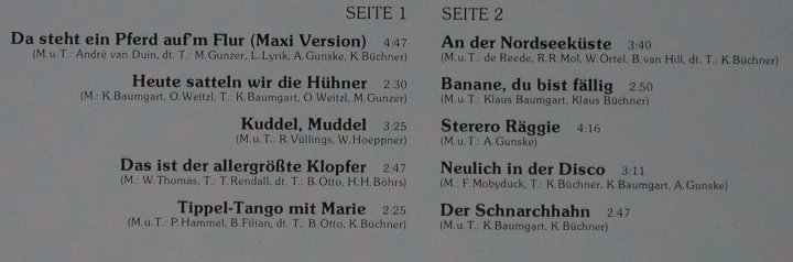 Klaus & Klaus: An der Nordseeküste, Club-Ed., Teldec(43 277 3), D, 1985 - LP - F4522 - 6,00 Euro