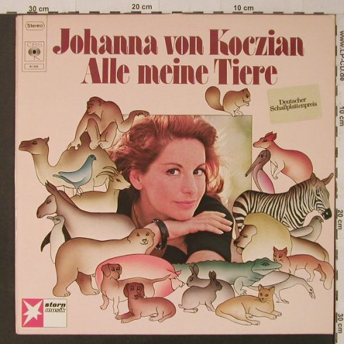 Von Koczian,Johanna: Alle Meine Tiere, CBS(Stern Musik)(81 345), D, 1976 - LP - F5477 - 7,50 Euro