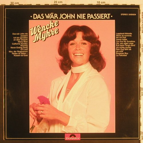 Myhre,Wencke: Das wär John nie passiert, Polydor(2459 804), D, Ri,  - LP - F5996 - 5,50 Euro