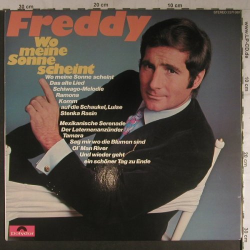 Quinn,Freddy: Wo meine Sonne scheint, Polydor(2371 081), D, 1970 - LP - F5997 - 6,00 Euro