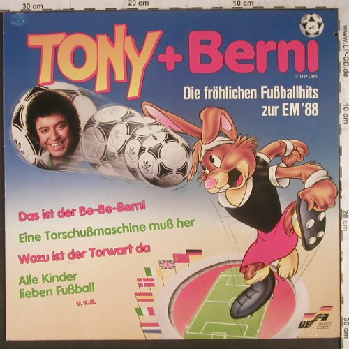 Marshall,Tony + Berni: Die fröhlichen FußballhitsZur EM'88, White Rec.(208 919), D, co, 1988 - LP - F6478 - 5,50 Euro