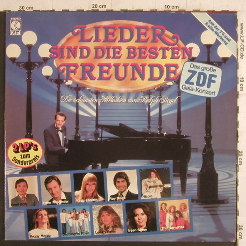 V.A.Lieder Sind die Besten Freunde: Die schönsten.. Ralph Siegel, Foc, K-tel(TG 1457), D, 1983 - 2LP - F6589 - 6,00 Euro