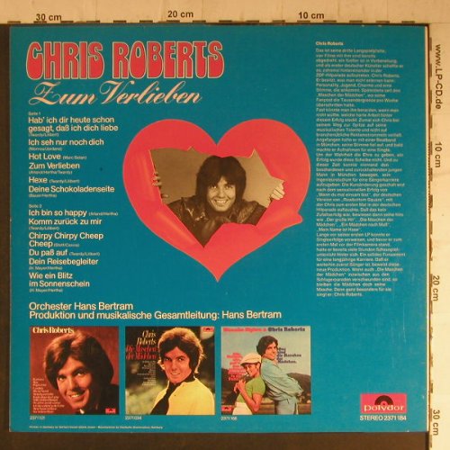 Roberts,Chris: Zum Verlieben, Polydor(2371 184), D, 1971 - LP - F6608 - 9,00 Euro