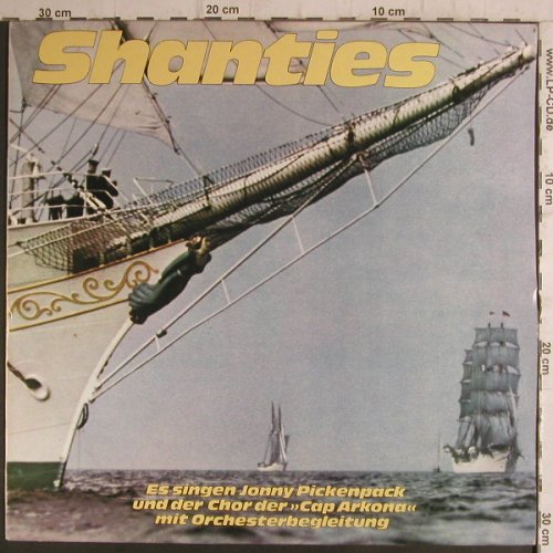 Jonny Pickenpack&Chor d.CapArkona: Shanties, TT Record(TT  933), D,  - LP - F6808 - 5,50 Euro