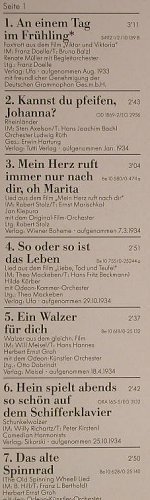 V.A.Schlagerparade: 1934-Hilde Hildebrand,H.Ernst Groh, Der goldene Trichter(15 6307 1), D, m-/vg+,  - LP - F6863 - 4,00 Euro