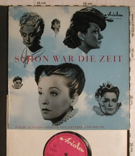 Leander,Zarah: Schön War Die Zeit, vg+/vg+, Ariola(33 408 G), D,  - 10inch - F7151 - 3,00 Euro