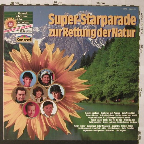 V.A.Super-Starparade Zur Rettung: Der Natur, 14 Tr., Karussell(819 221-1), D,  - LP - F770 - 3,00 Euro