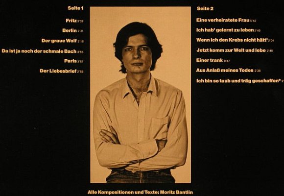 Bantlin,Moritz: Same, Polydor(2372 033), D, 1980 - LP - F7764 - 9,00 Euro