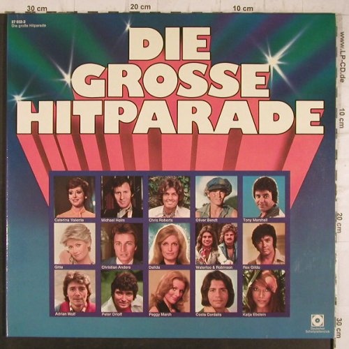 V.A.Die große Hitparade: Frank Farian...Dalida, Foc, Deutscher SchallplattenC(27 032-2), D,  - 2LP - F8404 - 6,00 Euro
