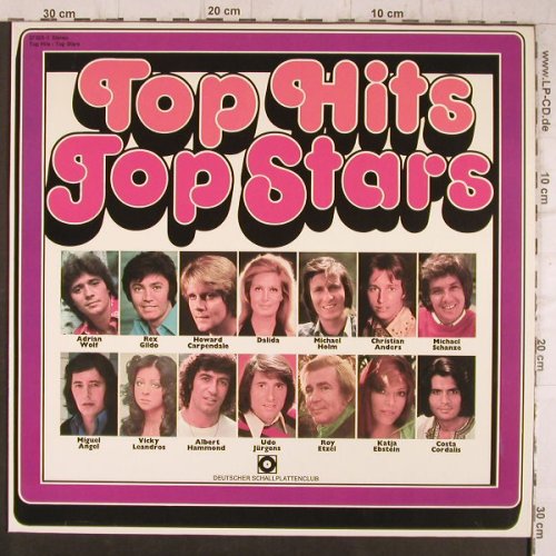 V.A.Top Hits Top Stars: Cordalis..A.Hammond, 16 Tr., DeutscherSchallpl.Club(27 023-1), D, 1976 - LP - F8405 - 4,00 Euro