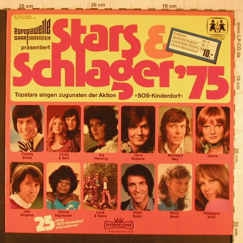 V.A.Stars & Schlager '75: Topstars singen zu gunst,SOS-Kinder, Intercord(27 759-0), D,  - LP - F8422 - 4,00 Euro