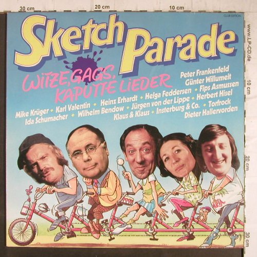 V.A.Sketch Parade: Mike Krüger,Valentin,Erhardt, Polydor(63 368 5), D,Club Ed.,  - 2LP - F8715 - 5,50 Euro