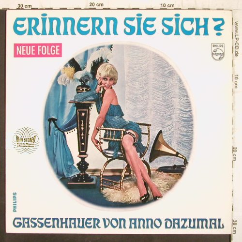 V.A.Erinnern Sie Sich ? Neue Folge: Gassenhauer von Anno Dazumal, Philips(840 472 PY), D, 1966 - LP - F8951 - 5,00 Euro
