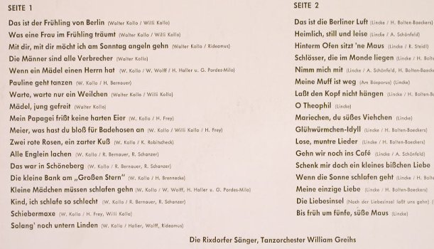 V.A.Erinnern Sie Sich ? Neue Folge: Gassenhauer von Anno Dazumal, Philips(840 472 PY), D, 1966 - LP - F8951 - 5,00 Euro