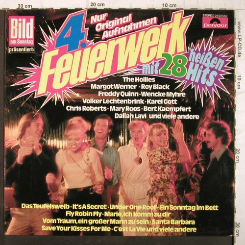 V.A.4.Feuerwerk-mit 28 heißen Hits: Mary Roos...Karel Gott, Polydor(2459 062), D, 1976 - LP - F9027 - 4,00 Euro