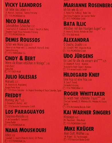 V.A.Stars & Ihre Hits: Für das Rote Kreuz, Phonogram(6839 006), D, 1976 - LP - F9036 - 4,00 Euro