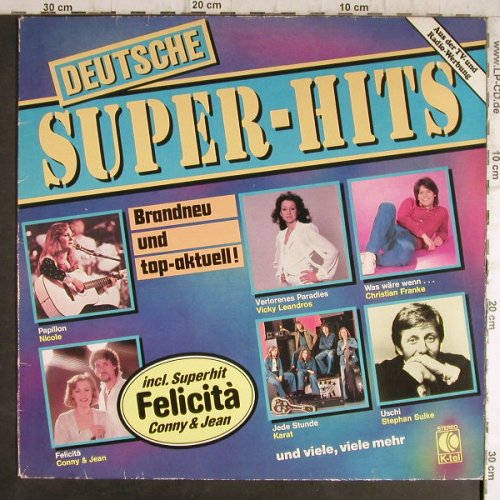 V.A.Deutsche Super-Hits: Brandneu und top-aktuell, m-/vg+, K-tel(TG 1407), D, 1982 - LP - F9263 - 3,00 Euro
