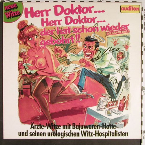 Bajuwaren-Hotte - Ärzte-Witze mit: Herr Doktor..d.hat schon w.gebohrt, Auditon(6.23390 AD), D,whMuster, 1978 - LP - F9318 - 3,00 Euro