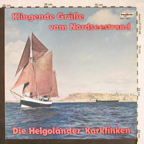Helgoländer Karkfinken: Klingende Grüße vom Nordseestrand, Boccaccio(BOLP 321), D,  - LP - F9630 - 6,00 Euro