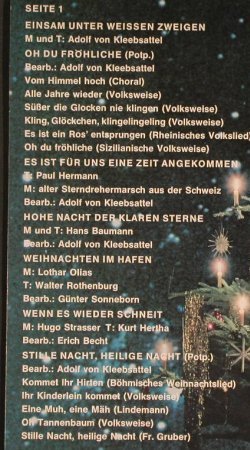 Heino: Festlich Choräle & Weihnachtslieder, EMI Columbia(C 062-28 472), D,  - LP - F9907 - 7,50 Euro