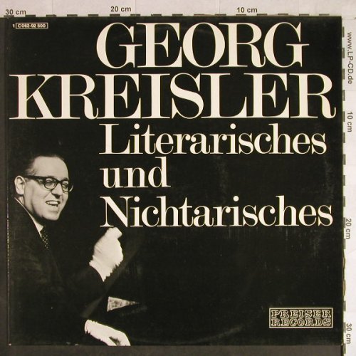Kreisler,Georg: Litererisches + Nichtarisch, Preiser(C 062-92 500), D,  - LP - H1194 - 20,00 Euro
