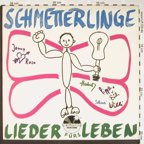 Schmetterlinge: Lieder Fürs Leben, Antagon(LP 3205), D, 1975 - LP - H1576 - 6,00 Euro