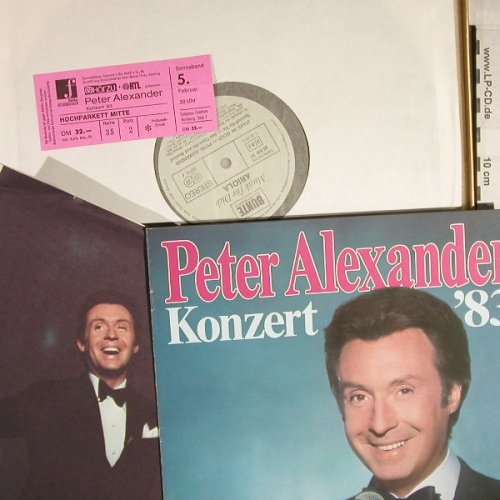Alexander,Peter: Stars In Gold,Box+Konzert'83,Ticket, Ariola/Bunte(85 099 XT), D,vg+/m-,  - 2LP - H202 - 7,50 Euro