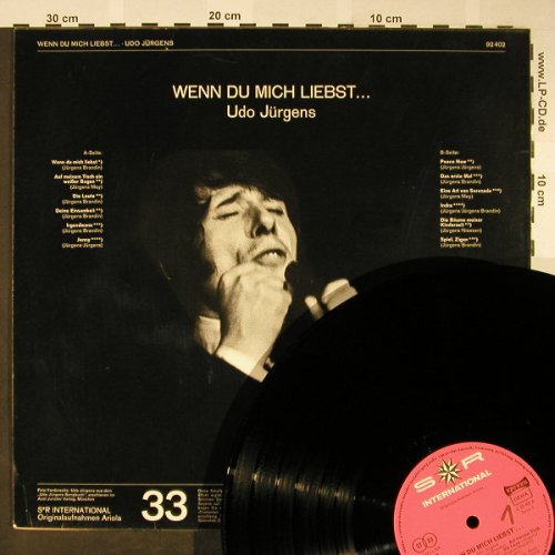 Jürgens,Udo: Wenn Du Mich Liebst..., vg+/m-, wol, S*R(92 402), D,  - LP - H2048 - 12,50 Euro