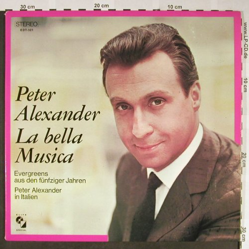 Alexander,Peter: La Bella Musica,Evergreens a.d.50ge, Elite Special(EDT-501), D, Foc,  - 2LP - H2074 - 7,50 Euro
