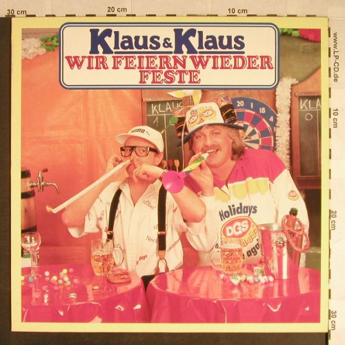 Klaus & Klaus: Wir feiern wieder Feste, Teldec(6.26664 AP), D, 1987 - LP - H214 - 5,50 Euro