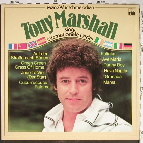 Marshall,Tony: Meine Wunschmelodien, singt intern., Ariola(26 156 IT), D, Foc, 1978 - LP - H2168 - 7,50 Euro