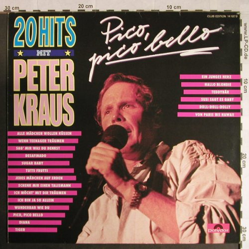Kraus,Peter: Pico,pico,bello,m- / vg+, Polydor(14 187 9), D, Club Ed,  - LP - H226 - 4,00 Euro