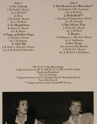 Hirsch,Ludwig: Bis Zum Himmel Hoch, Polydor(2372 109), D, 1982 - LP - H2309 - 5,00 Euro