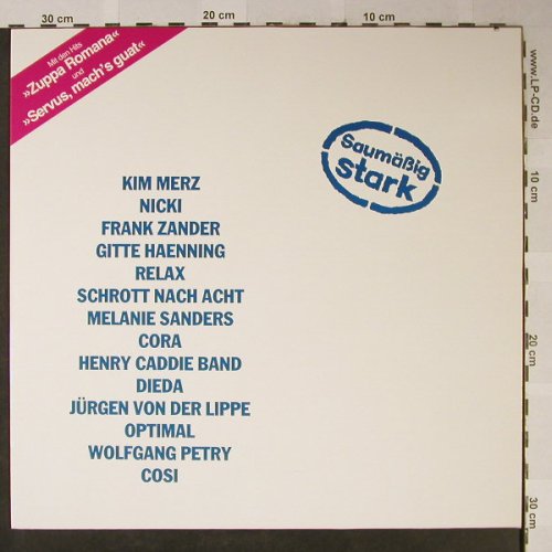 V.A.Saumärig stark: Kim Merz...Henry Caddie Band, Hansa(206 116-620), D, co, 1984 - LP - H2478 - 4,00 Euro