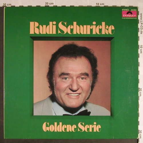 Schuricke,Rudi: Goldene Serie, stol,wol, Polydor(64 692), D,  - LP - H250 - 3,00 Euro