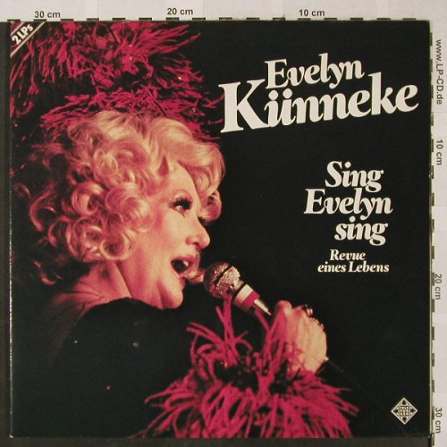 Künneke,Evelyn: Sing Evelyn Sing-Revue eines Lebens, Telefunken(6.28603 DP), D Foc, 1982 - 2LP - H2534 - 7,50 Euro