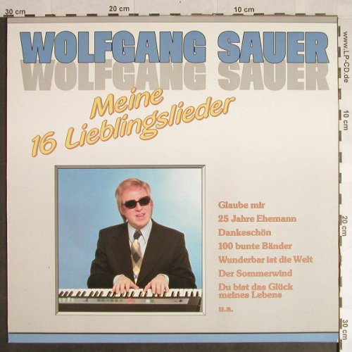 Sauer,Wolfgang: Meine 16 Lieblingslieder, m-/vg+, SR(42 870 6), D, Ri,  - LP - H289 - 4,00 Euro