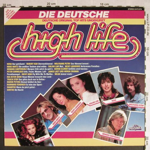 V.A.High Life: Die Deutsche-Nena...Dorthe, Polystar(2475 574), D,  - LP - H298 - 4,00 Euro