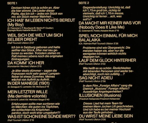 Werner,Margot: Ich hab' im Leben nichts bereut, Polydor,Club Edition(38 757 -), D, 1978 - LP - H3111 - 6,00 Euro