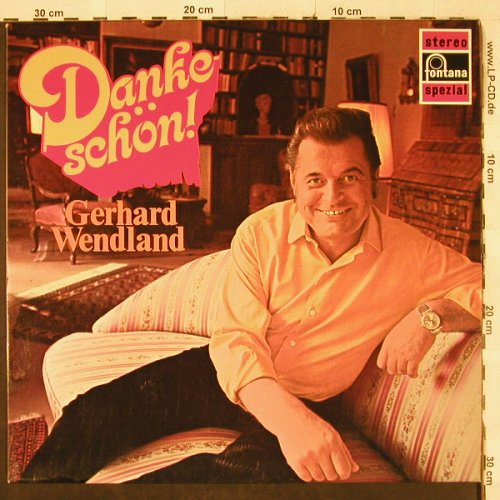 Wendland,Gerhard: Danke Schön, Fontana(6434 049), D,  - LP - H3193 - 6,00 Euro