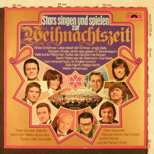 V.A.Stars Singen und Spielen zur: Weihnachtszeit-FischerCh..Montanara, Polydor(2437 317), D,  - LP - H3369 - 4,00 Euro