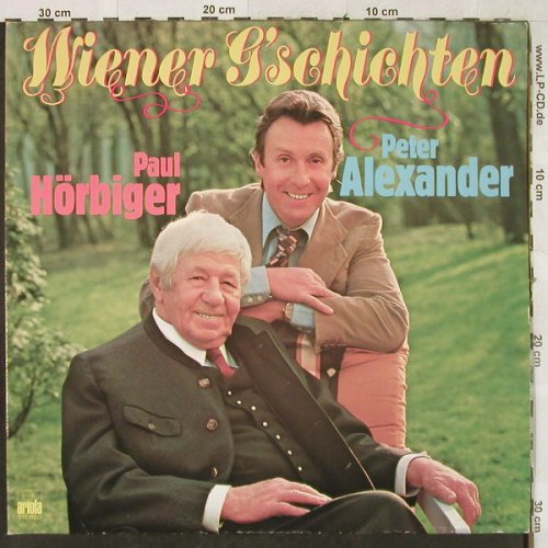 Hörbiger,Paul / Alexander,Peter: Wiener G'schichten, Foc, Ariola(28 700 IU), D,  - LP - H3449 - 5,00 Euro