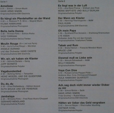 V.A.Das Goldene Schlager-Archiv: 1954-Hans Arno Simon..D.Kivel, S*R(38 634 2), D,  - LP - H3769 - 4,00 Euro