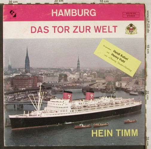 Timm,Hein / Heidi Kabel: Hamburg - Das Tor Zur Welt, Elite(SOLPS-218), D,  - LP - H3839 - 5,50 Euro