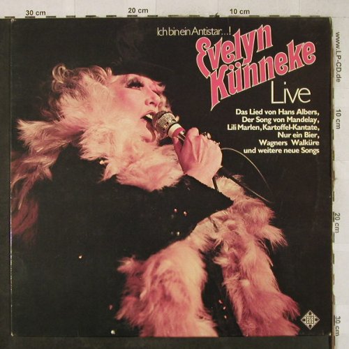 Künneke,Evelyn: Ich bin ein Antistar-Live, Telefunken(6.23453 AO), D, 1978 - LP - H3873 - 6,00 Euro