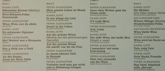 Gott,Karel / Peter Alexander: Vom Böhmerland nach Wien,Foc, Polydor(28 674-0), D,  - 2LP - H3941 - 7,50 Euro